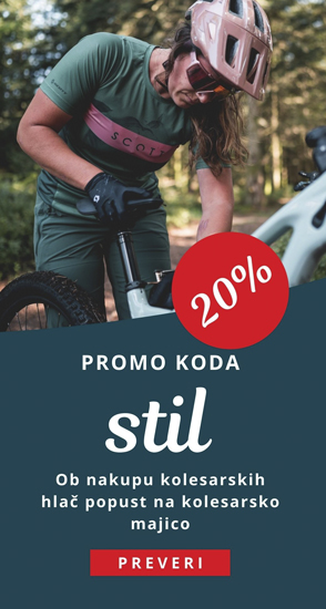 Ženske široke kolesarske hlače in majica promo